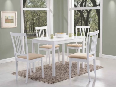 Design Plus Studio Kuchni & Salon Meblowy | STÓŁ FIORD BIAŁY 110X70 | 5901477242434