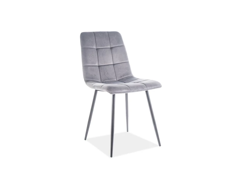 Design Plus Studio Kuchni & Salon Meblowy | KRZESŁO MILA VELVET CZARNY STELAŻ/SZARY BLUVEL 14 | 5901477283710