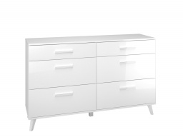 Design Plus Studio Kuchni & Salon Meblowy | SECCO 1140301 Biały alpejski - komoda | 