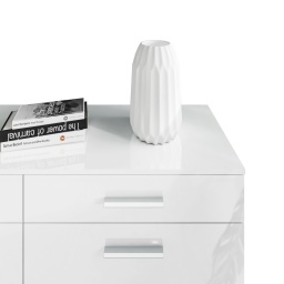 Design Plus Studio Kuchni & Salon Meblowy | SECCO 1140301 Biały alpejski - komoda | 