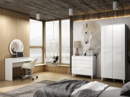 Design Plus Studio Kuchni & Salon Meblowy | SECCO 1140801 Biały alpejski - komoda | 