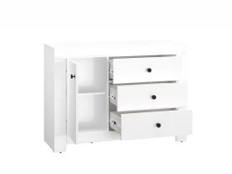 Design Plus Studio Kuchni & Salon Meblowy | LAHTI 10 Biały alpejski - komoda | 