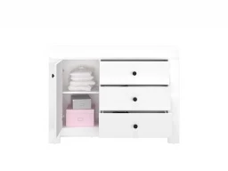 Design Plus Studio Kuchni & Salon Meblowy | LAHTI 10 Biały alpejski - komoda | 