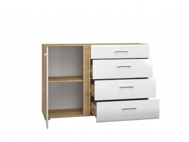 Design Plus Studio Kuchni & Salon Meblowy | Adagio 04 dąb castello - komoda | 