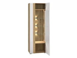 Design Plus Studio Kuchni & Salon Meblowy | Adagio 02 Prawy dąb castello - witryna | 