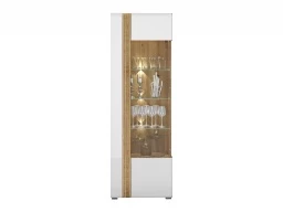 Design Plus Studio Kuchni & Salon Meblowy | Adagio 02 Prawy dąb castello - witryna | 