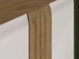 Design Plus Studio Kuchni & Salon Meblowy | Adagio 02 Prawy dąb castello - witryna | 