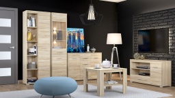 Design Plus Studio Kuchni & Salon Meblowy | Avo 15 sonoma jasna - komoda | 