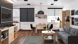 Design Plus Studio Kuchni & Salon Meblowy | Avo 15 sonoma jasna - komoda | 