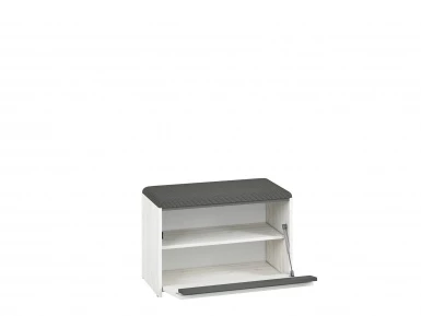 Design Plus Studio Kuchni & Salon Meblowy | Hyga 02 sosna śnieżna/antracyt-szafka | 