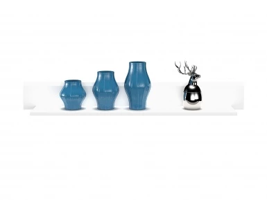 Design Plus Studio Kuchni & Salon Meblowy | LAHTI 18 Biały alpejski - półka | 