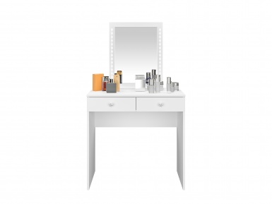 Design Plus Studio Kuchni & Salon Meblowy | BIJOU 01 biały alpejski - toaletka | 