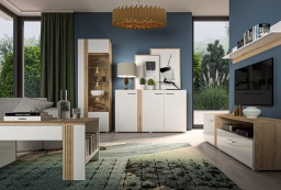 Design Plus Studio Kuchni & Salon Meblowy | Adagio 08 dąb castello - dostawka RTV | 
