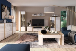Design Plus Studio Kuchni & Salon Meblowy | Adagio 08 dąb castello - dostawka RTV | 