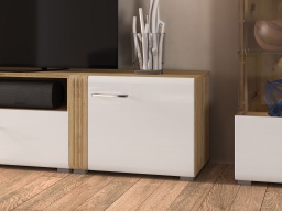 Design Plus Studio Kuchni & Salon Meblowy | Adagio 08 dąb castello - dostawka RTV | 