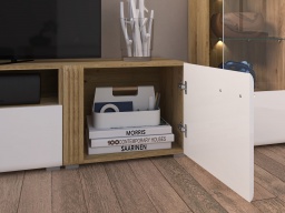 Design Plus Studio Kuchni & Salon Meblowy | Adagio 08 dąb castello - dostawka RTV | 