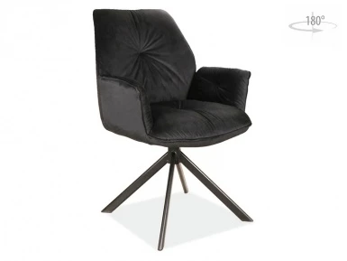 Design Plus Studio Kuchni & Salon Meblowy | KRZESŁO BOOGIE II VELVET CZARNY STELAŻ / CZARNY BLUVEL 19 | 5901477299346