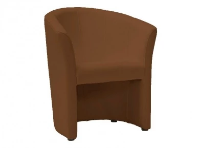 Design Plus Studio Kuchni & Salon Meblowy | FOTEL TM-1 JASNY BRĄZ EK-4 / WENGE | 5901477234316