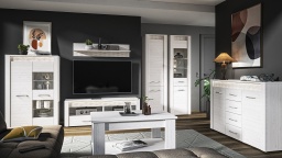 Design Plus Studio Kuchni & Salon Meblowy | CLERMONT 12 sosna śnieżna - półka | 