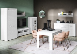 Design Plus Studio Kuchni & Salon Meblowy | CLERMONT 12 sosna śnieżna - półka | 