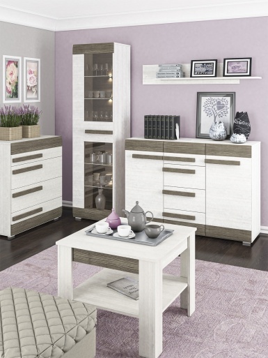 Design Plus Studio Kuchni & Salon Meblowy | BLANCO 14-01 sosna śnieżna - półka | 