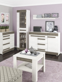 Design Plus Studio Kuchni & Salon Meblowy | BLANCO 14-01 sosna śnieżna - półka | 
