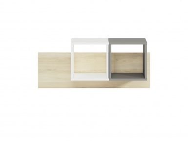 Design Plus Studio Kuchni & Salon Meblowy | Drop 18/19 wstawka biały - półka | 