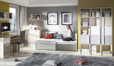 Design Plus Studio Kuchni & Salon Meblowy | Drop 18/19 wstawka biały - półka | 