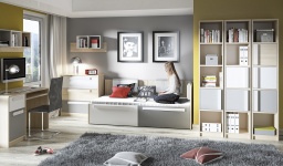 Design Plus Studio Kuchni & Salon Meblowy | Drop 18/19 wstawka biały - półka | 