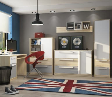 Design Plus Studio Kuchni & Salon Meblowy | Drop 18/19 wstawka biały - półka | 