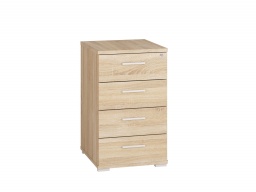 Design Plus Studio Kuchni & Salon Meblowy | Optimal 23-01 korpus sonoma jasna/front sonoma jasna/wieniec sonoma jasna-kontener | 