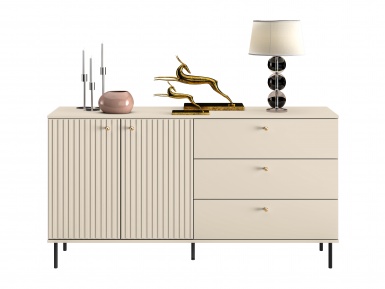 Design Plus Studio Kuchni & Salon Meblowy | Sophie 04 cashmere - komoda 2D3S | 