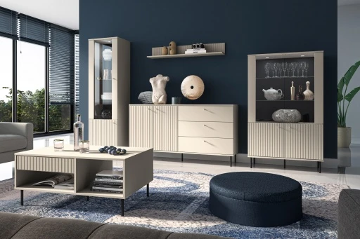 Design Plus Studio Kuchni & Salon Meblowy | Sophie 05 cashmere - komoda 1D3S | 