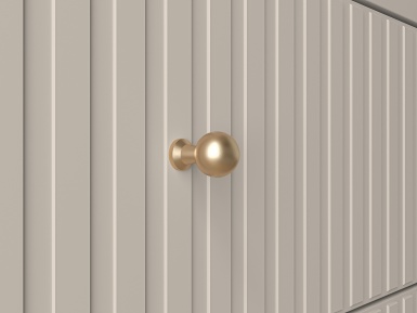 Design Plus Studio Kuchni & Salon Meblowy | Sophie 22 cashmere - szafa 3D2S | 