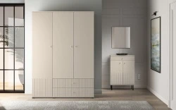 Design Plus Studio Kuchni & Salon Meblowy | Sophie 22 cashmere - szafa 3D2S | 