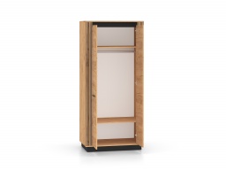 Design Plus Studio Kuchni & Salon Meblowy | URSO 03 craft złoty/czarny - szafa 2D | 