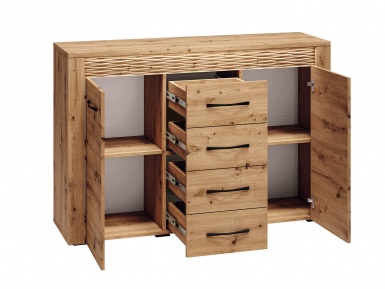 Design Plus Studio Kuchni & Salon Meblowy | ARTIS 07 dąb artisan - komoda | 