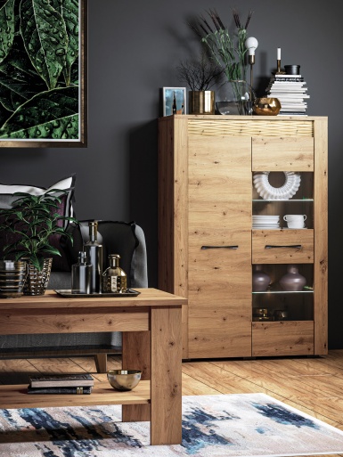 Design Plus Studio Kuchni & Salon Meblowy | ARTIS 07 dąb artisan - komoda | 