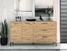Design Plus Studio Kuchni & Salon Meblowy | Nevio 13 Dąb artisan - komoda | 