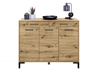 Design Plus Studio Kuchni & Salon Meblowy | Nevio 14 Dąb artisan - komoda | 