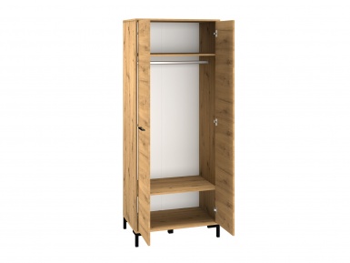 Design Plus Studio Kuchni & Salon Meblowy | Nevio 17 Dąb artisan - szafa | 