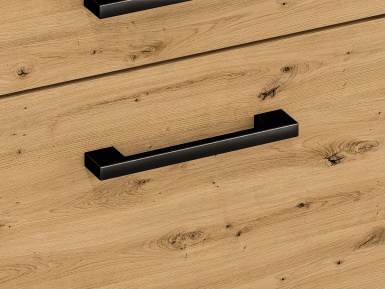 Design Plus Studio Kuchni & Salon Meblowy | Nevio 18 Dąb artisan - witryna | 