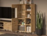 Design Plus Studio Kuchni & Salon Meblowy | Nevio 19 Dąb artisan - witryna | 