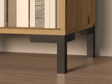 Design Plus Studio Kuchni & Salon Meblowy | Nevio 19 Dąb artisan - witryna | 