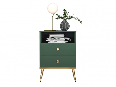 Design Plus Studio Kuchni & Salon Meblowy | Forest 10 labrador - szafka nocna 2S | 