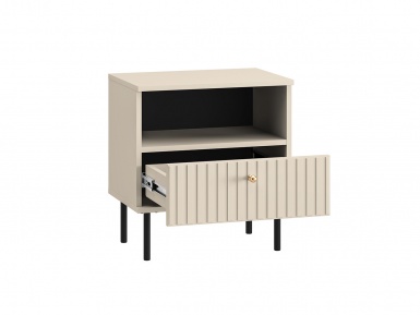 Design Plus Studio Kuchni & Salon Meblowy | Sophie 07 cashmere - szafka nocna 1S | 