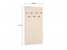 Design Plus Studio Kuchni & Salon Meblowy | Sophie 20 cashmere - wieszak 7W | 