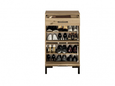 Design Plus Studio Kuchni & Salon Meblowy | Nevio 02 Dąb artisan - szafka na buty | 