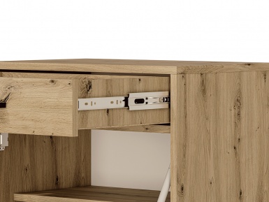 Design Plus Studio Kuchni & Salon Meblowy | Nevio 02 Dąb artisan - szafka na buty | 