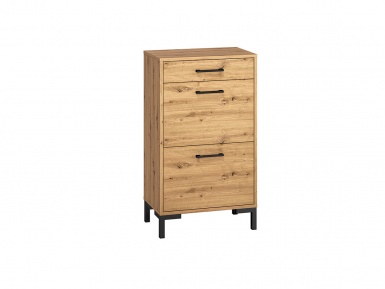 Design Plus Studio Kuchni & Salon Meblowy | Nevio 02 Dąb artisan - szafka na buty | 